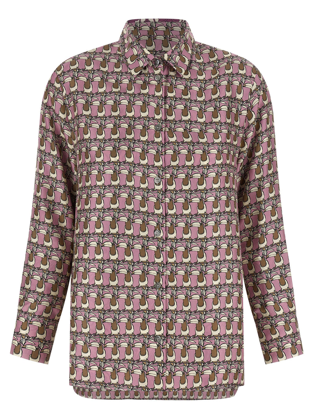 Max Mara Mehrfarbige Seidenbluse