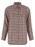 Max Mara Mehrfarbige Seidenbluse