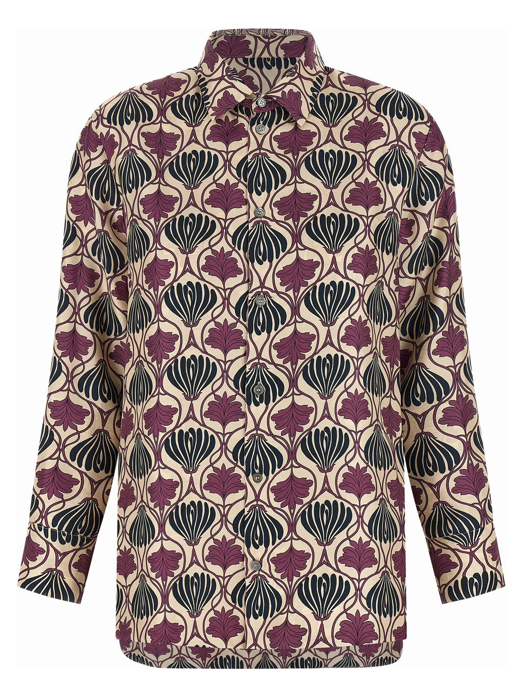 Max Mara Mehrfarbige Seidenbluse