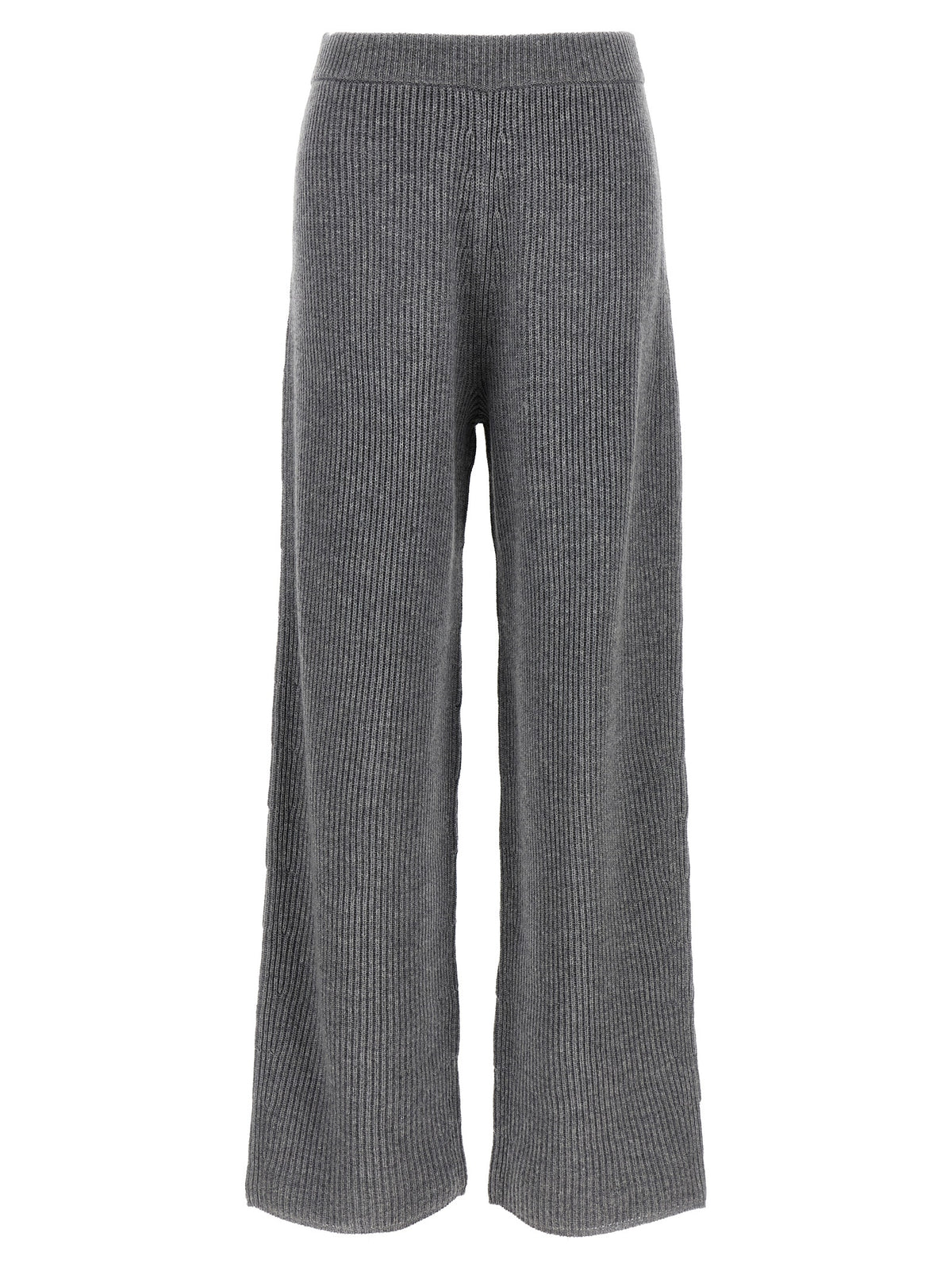 Sportmax Graue Woll-Freizeithose
