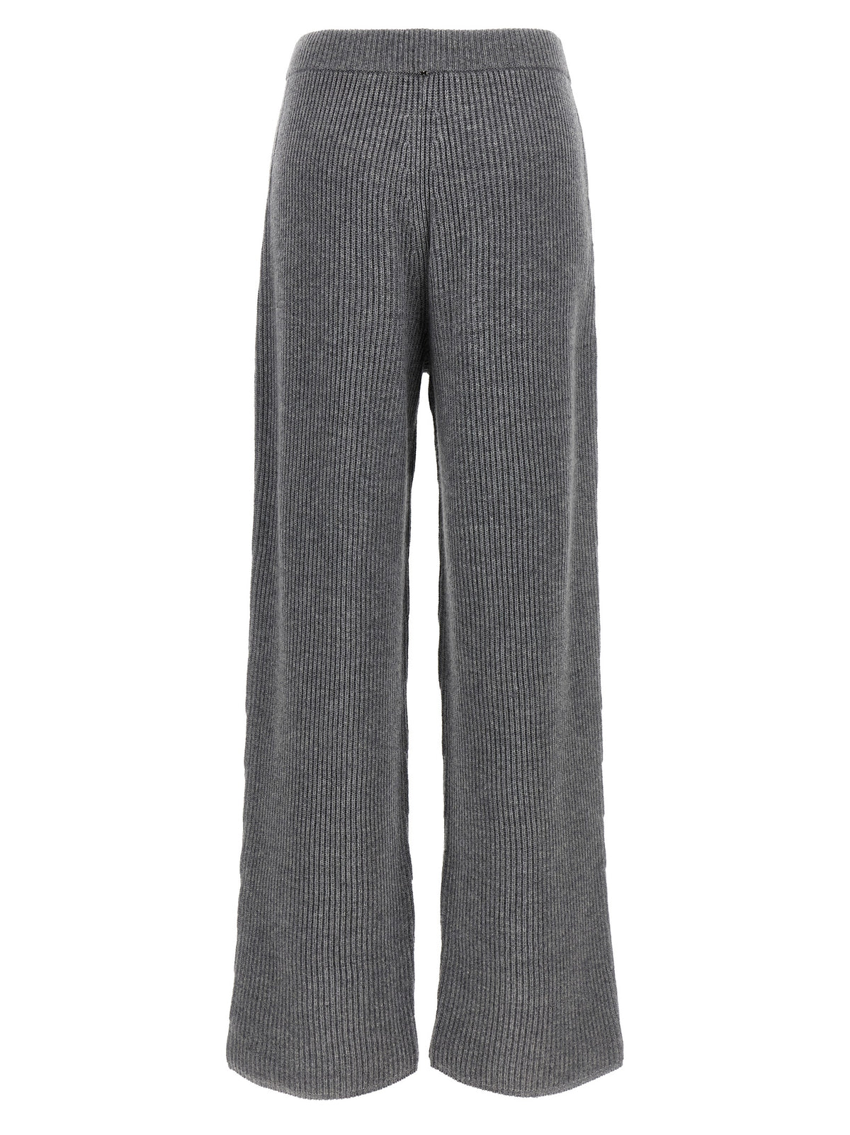 Sportmax Graue Woll-Freizeithose