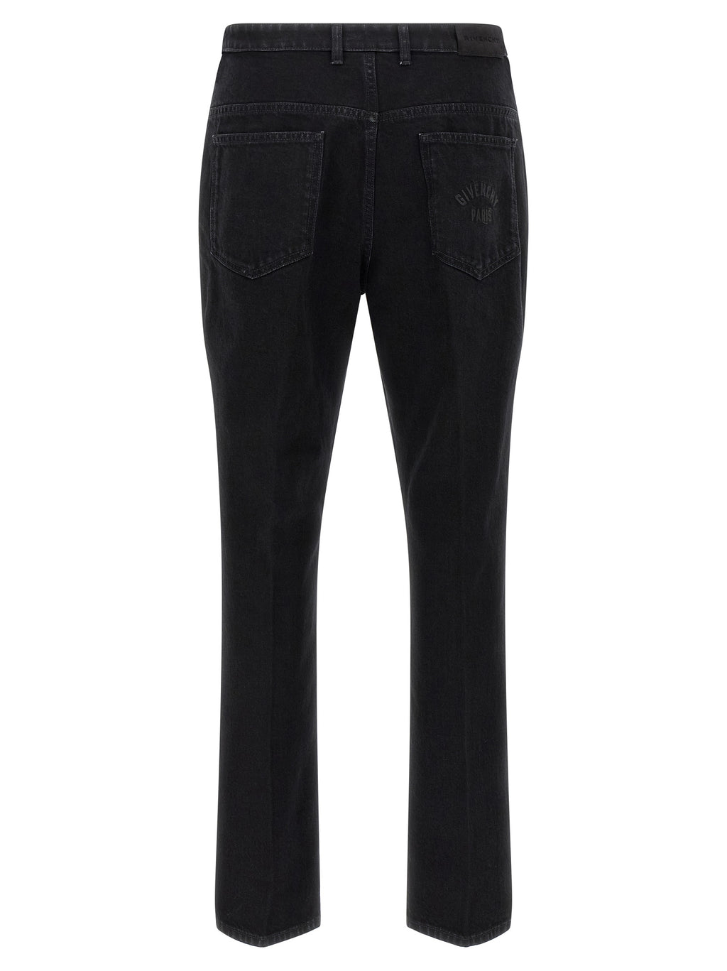 Givenchy Schwarze Baumwoll-Jeans mit geradem Bein