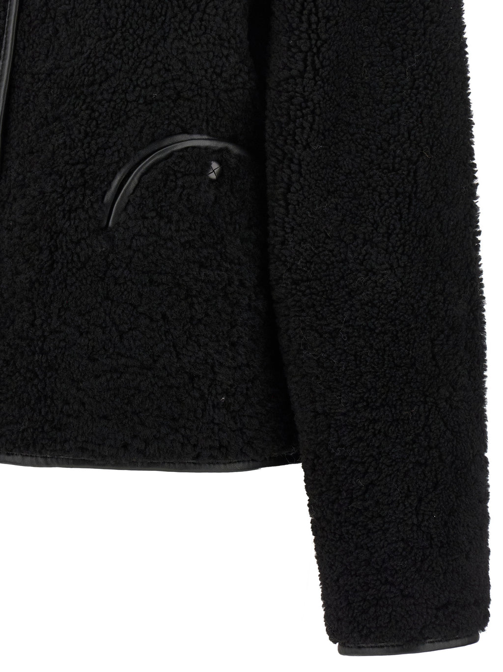 Blazé Milano Schwarze Lammleder-Shell-Jacke