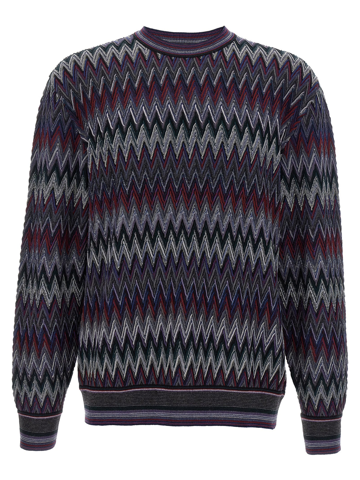 Missoni Blauer Wollcardigan