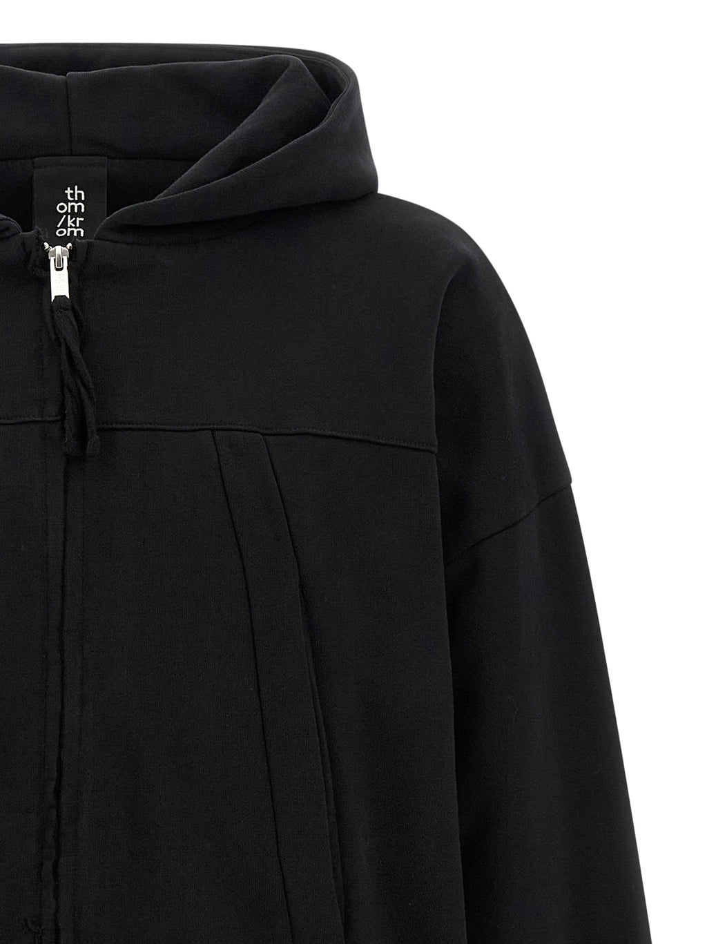 Thom Krom Schwarzer Baumwoll-Sweatshirt