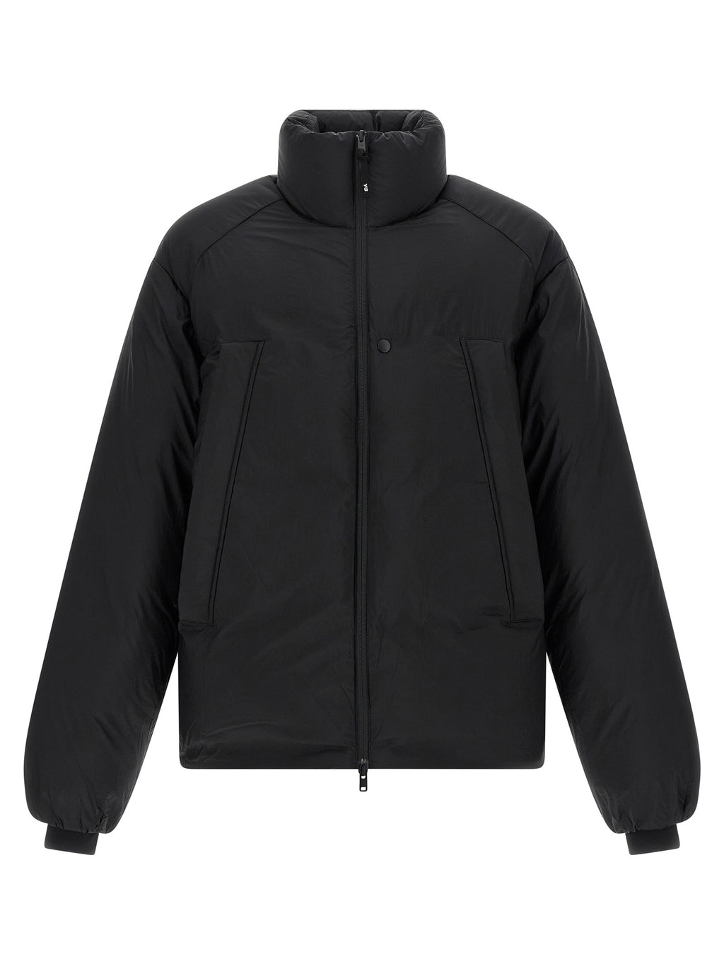 Y-3 Schwarze Polyamid-Shell-Jacke