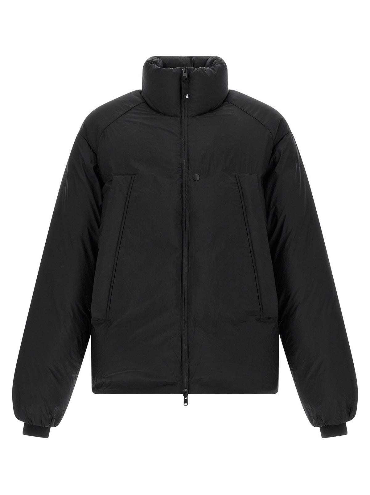 Y-3 Schwarze Polyamid-Shell-Jacke