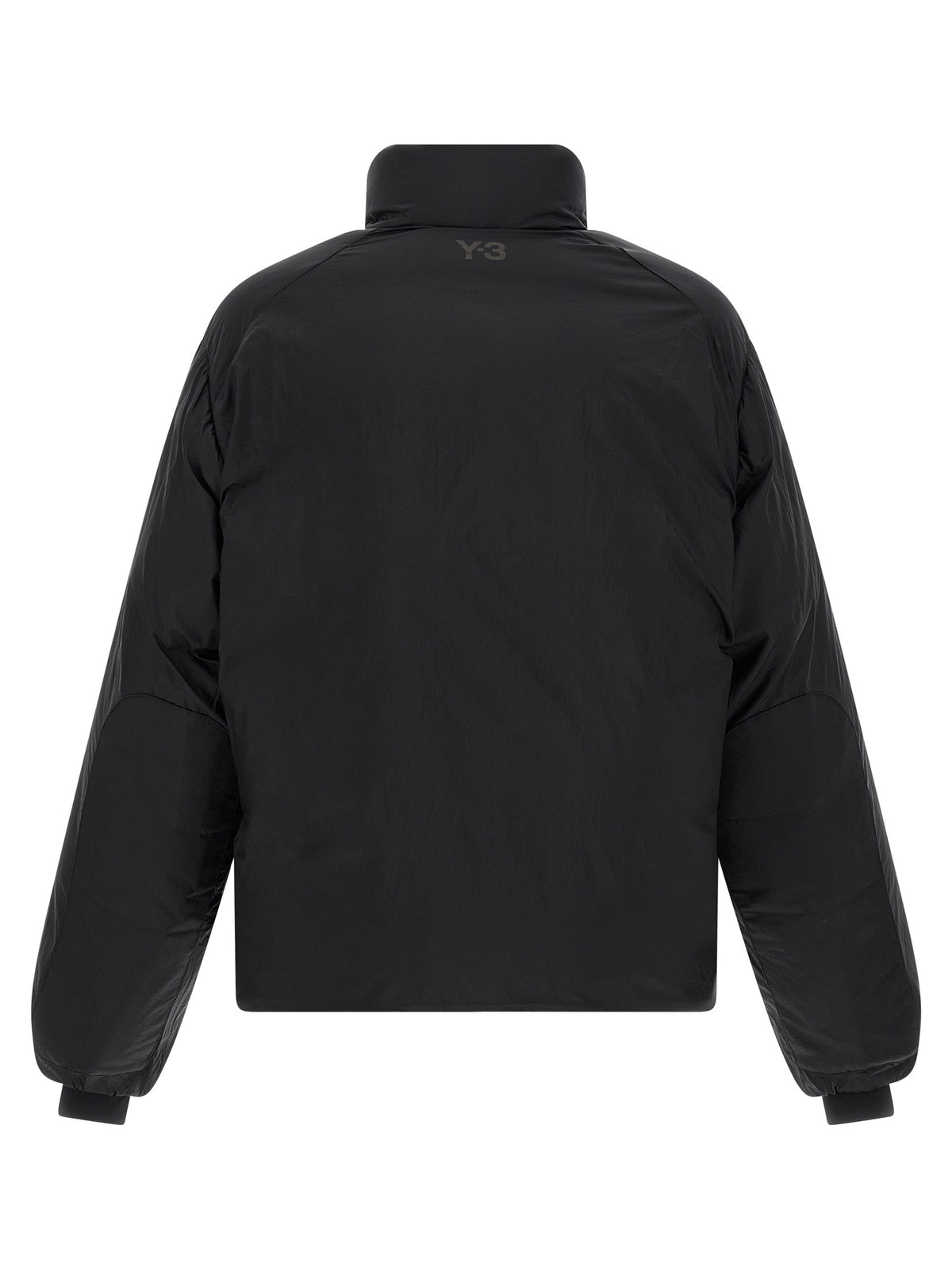 Y-3 Schwarze Polyamid-Shell-Jacke