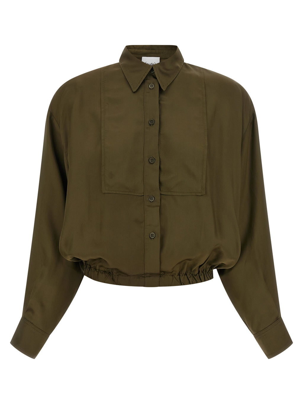 NUDE Zweifarbige Viskosebluse