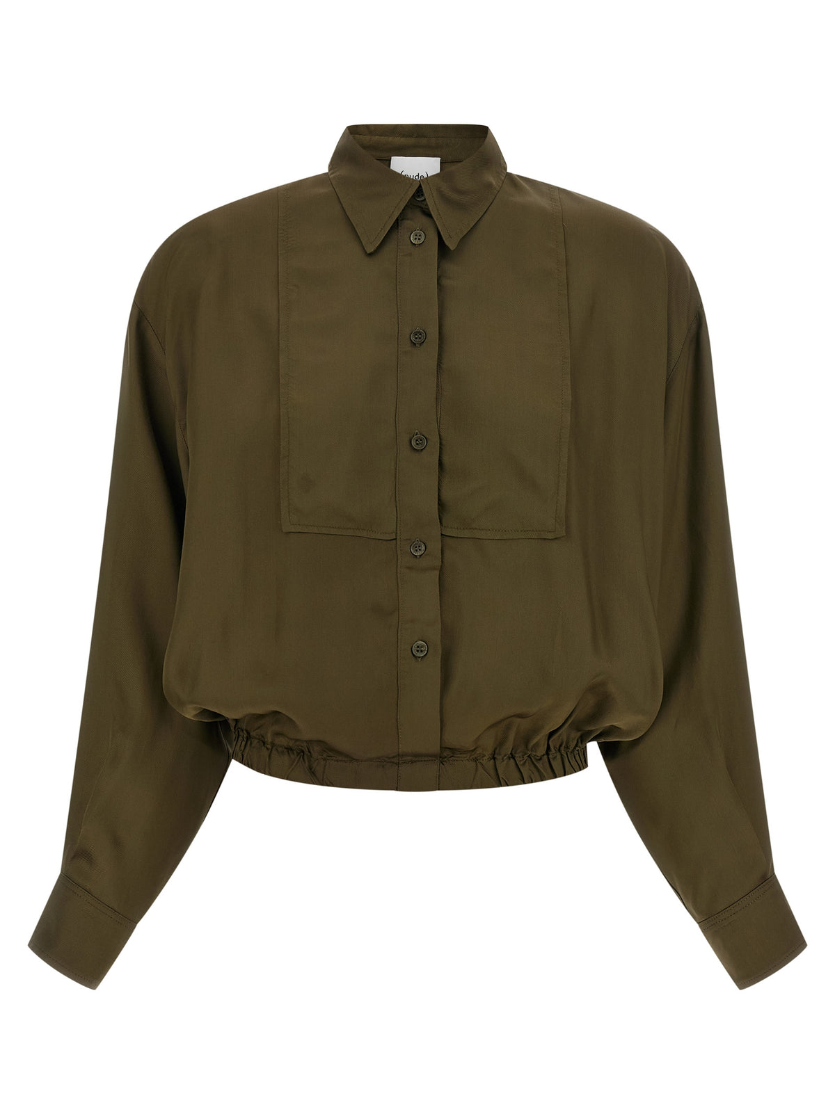 NUDE Zweifarbige Viskosebluse