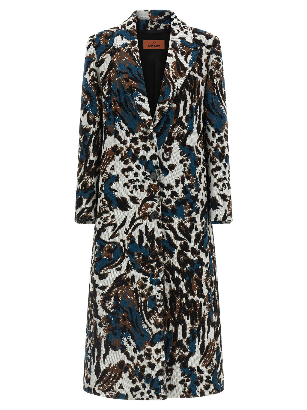 Missoni Mehrfarbiger Wollmantel