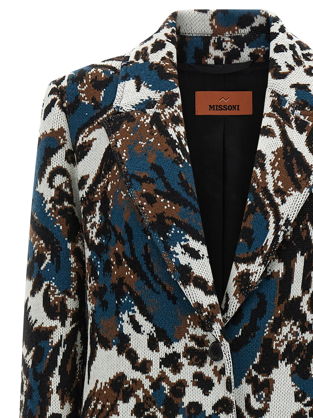 Missoni Mehrfarbiger Wollmantel