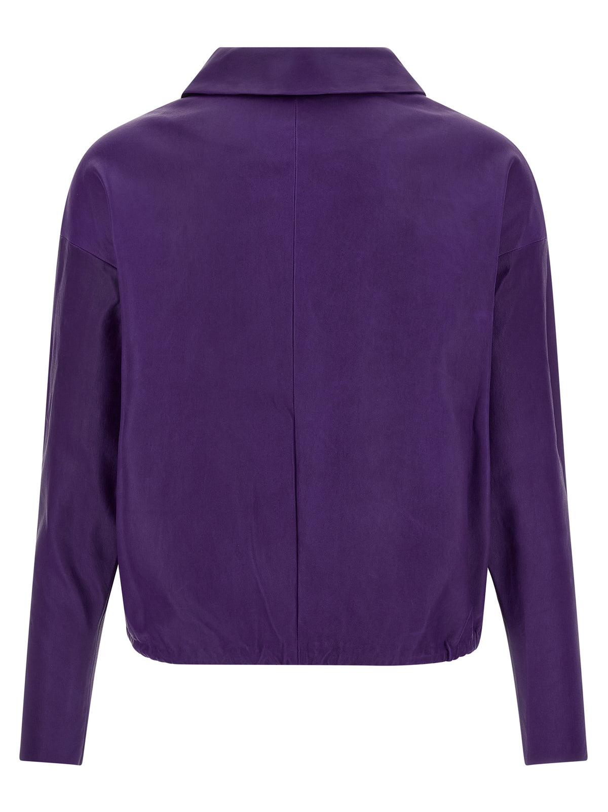 STOULS Lila Lammlederbluse