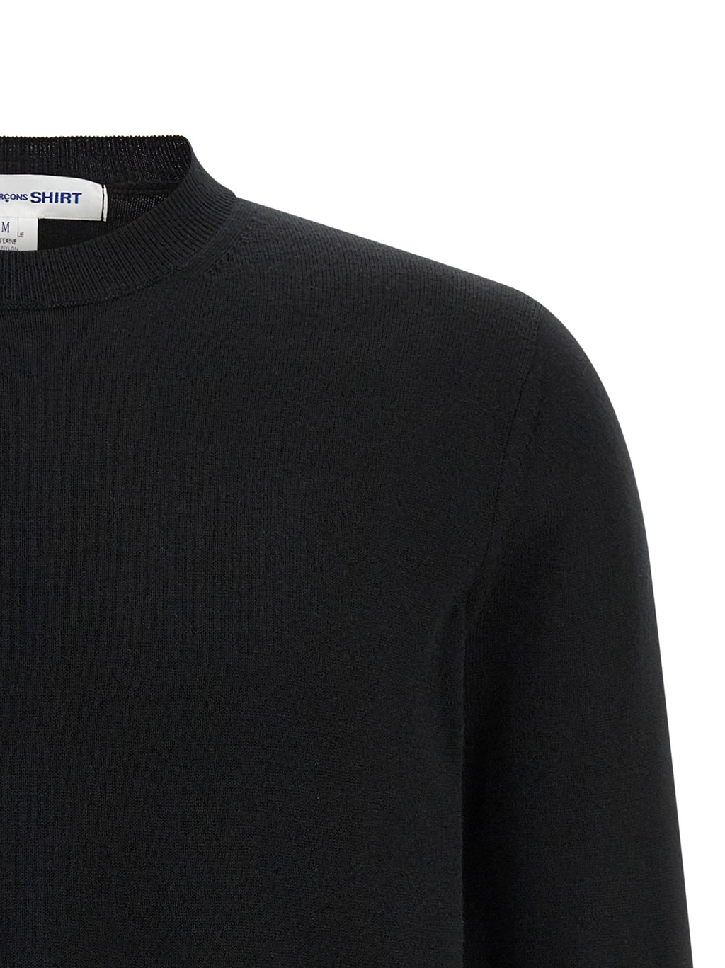 Comme Des Garçons Schwarzer Cardigan aus Acetat
