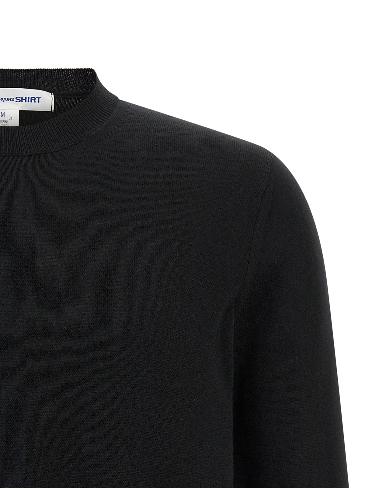 Comme Des Garçons Schwarzer Cardigan aus Acetat