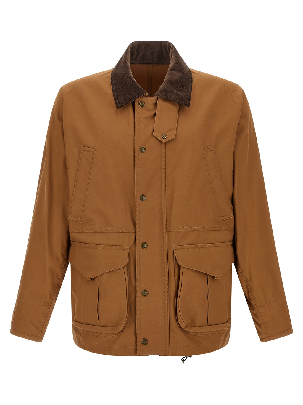 Junya Watanabe Baumwoll-Jacke in Braun