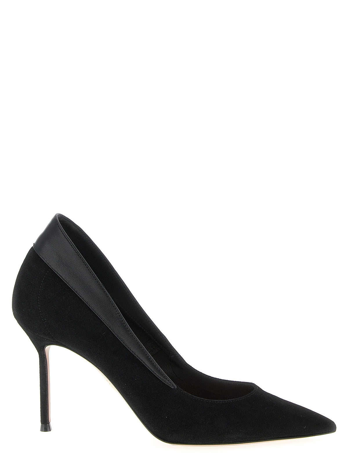Aquazzura Schwarze Pumps aus Ziegenleder mit hohem Absatz