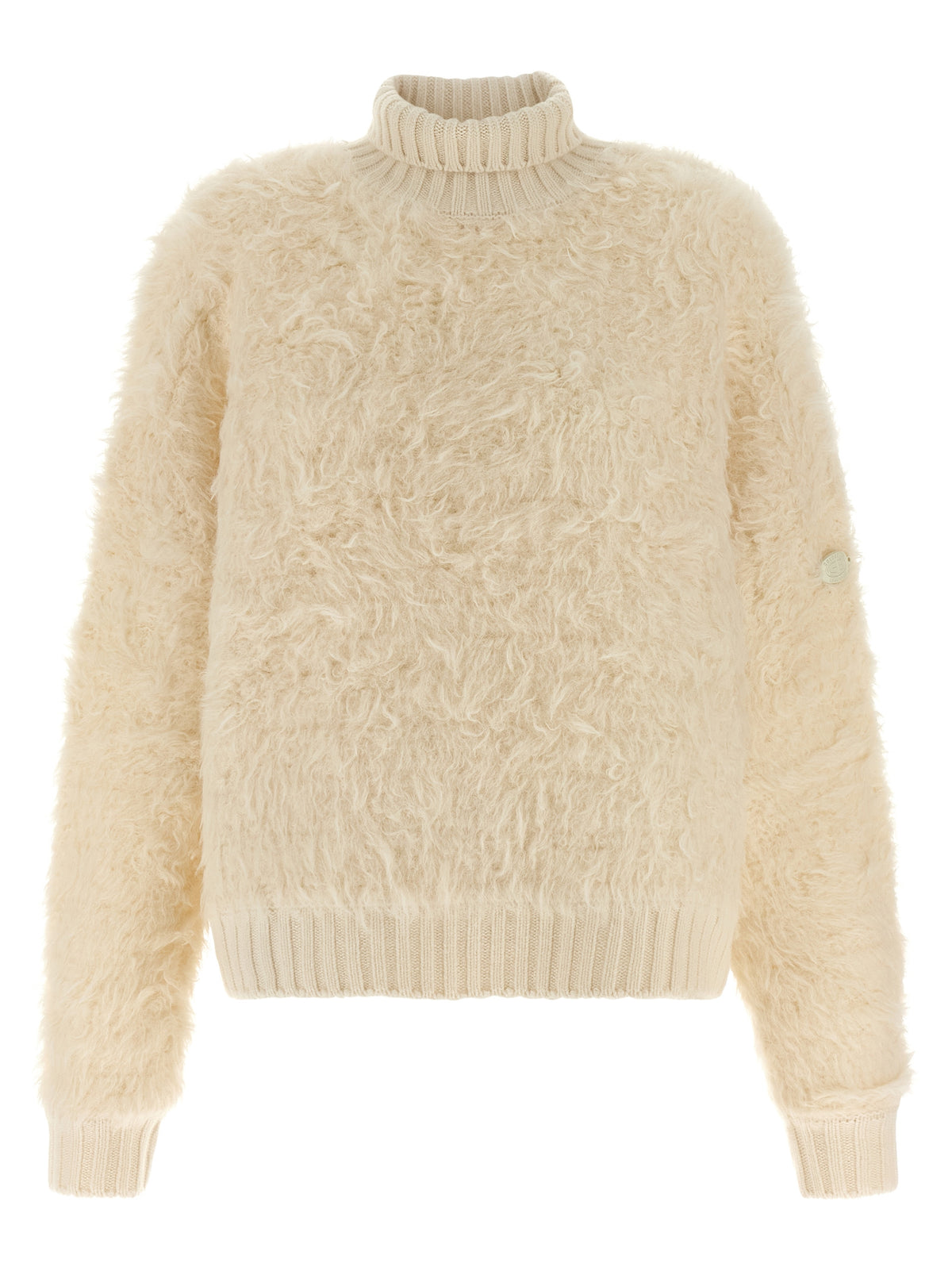 GOLDBERGH Weiße Wollstrickjacke