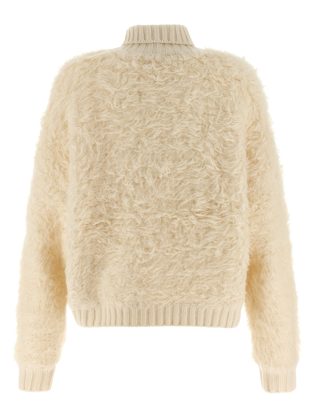 GOLDBERGH Weiße Wollstrickjacke