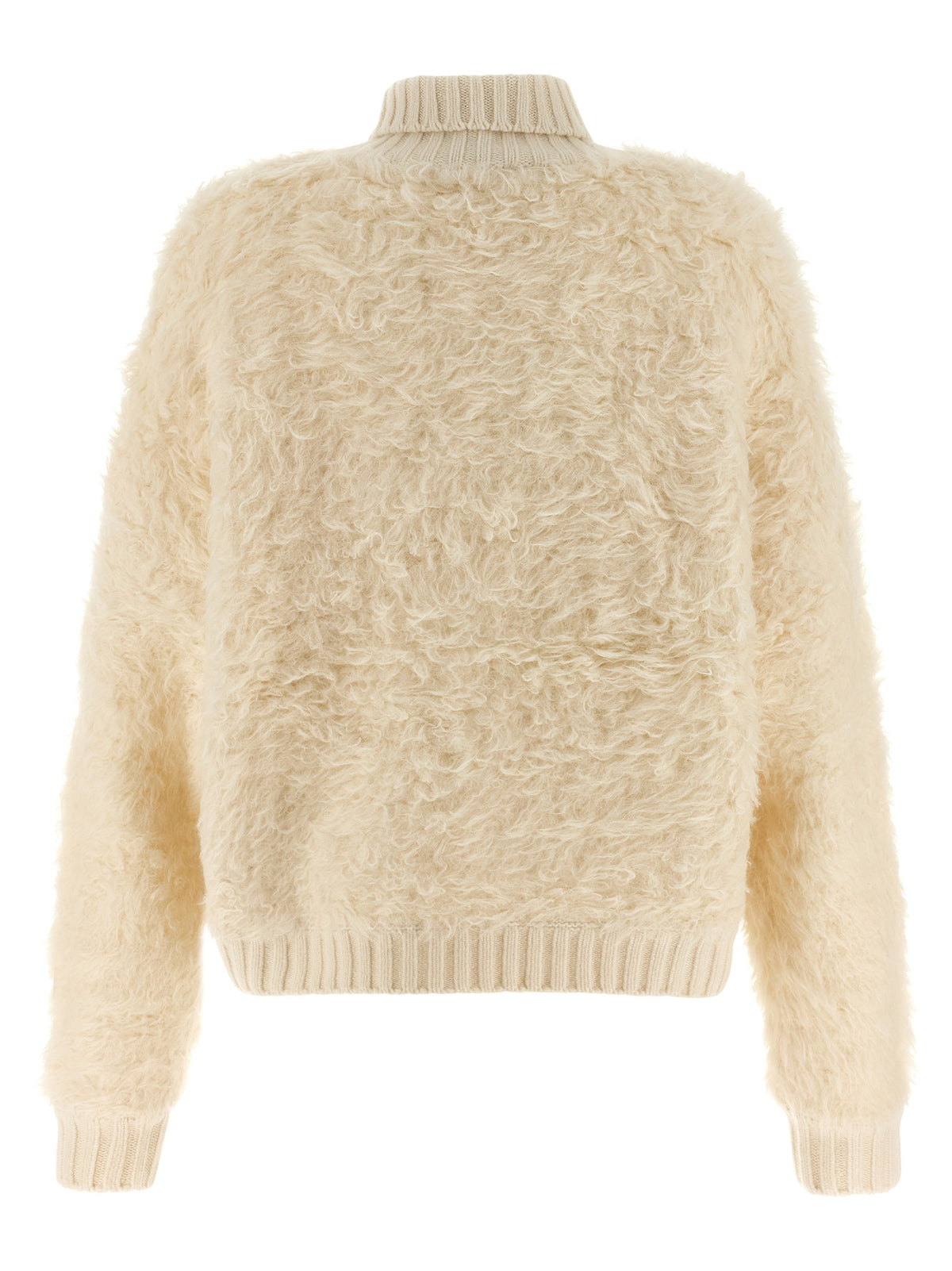 GOLDBERGH Weiße Wollstrickjacke