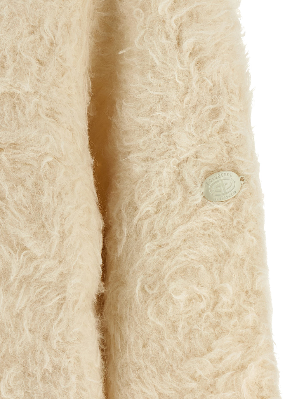 GOLDBERGH Weiße Wollstrickjacke