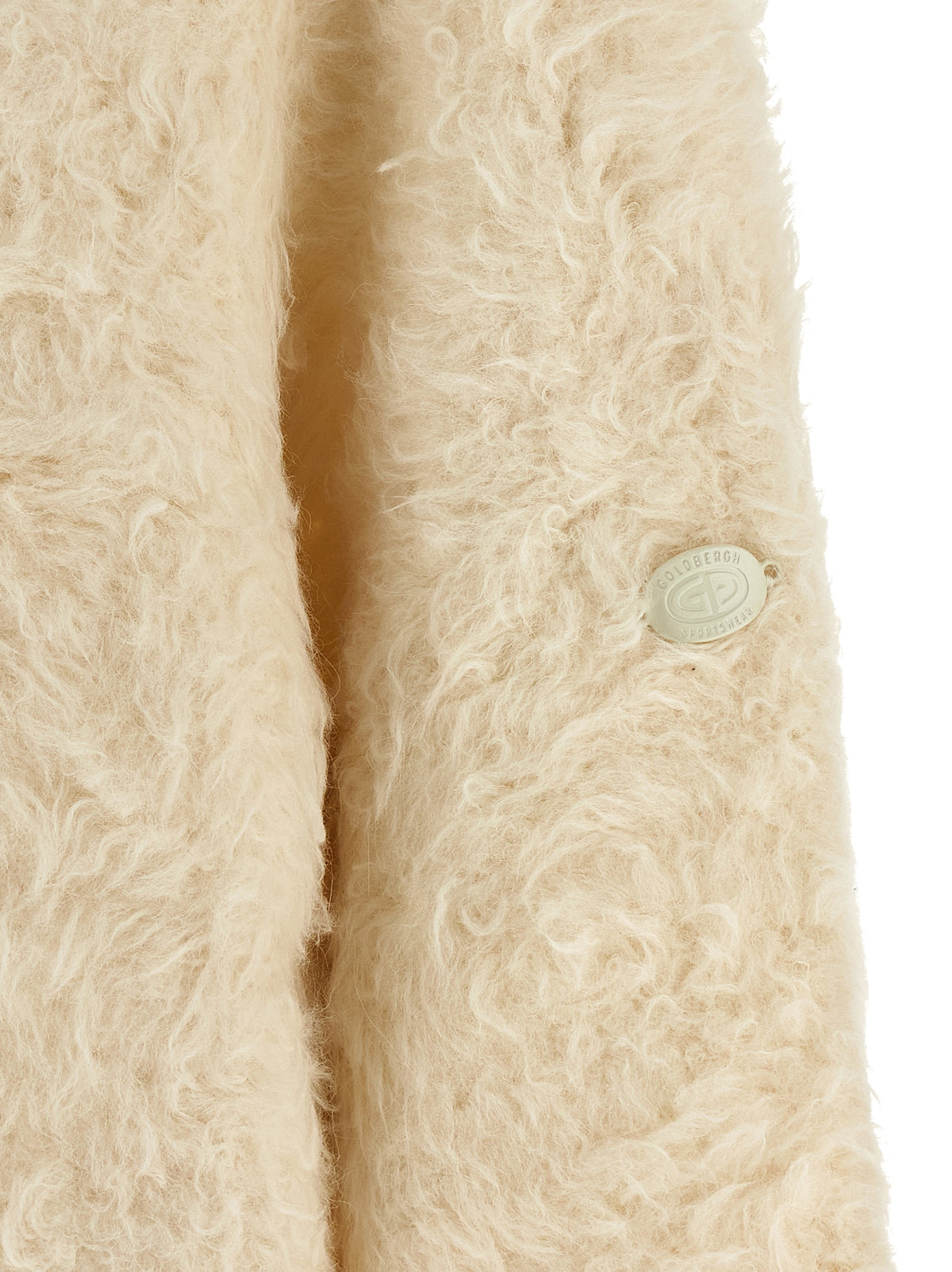GOLDBERGH Weiße Wollstrickjacke