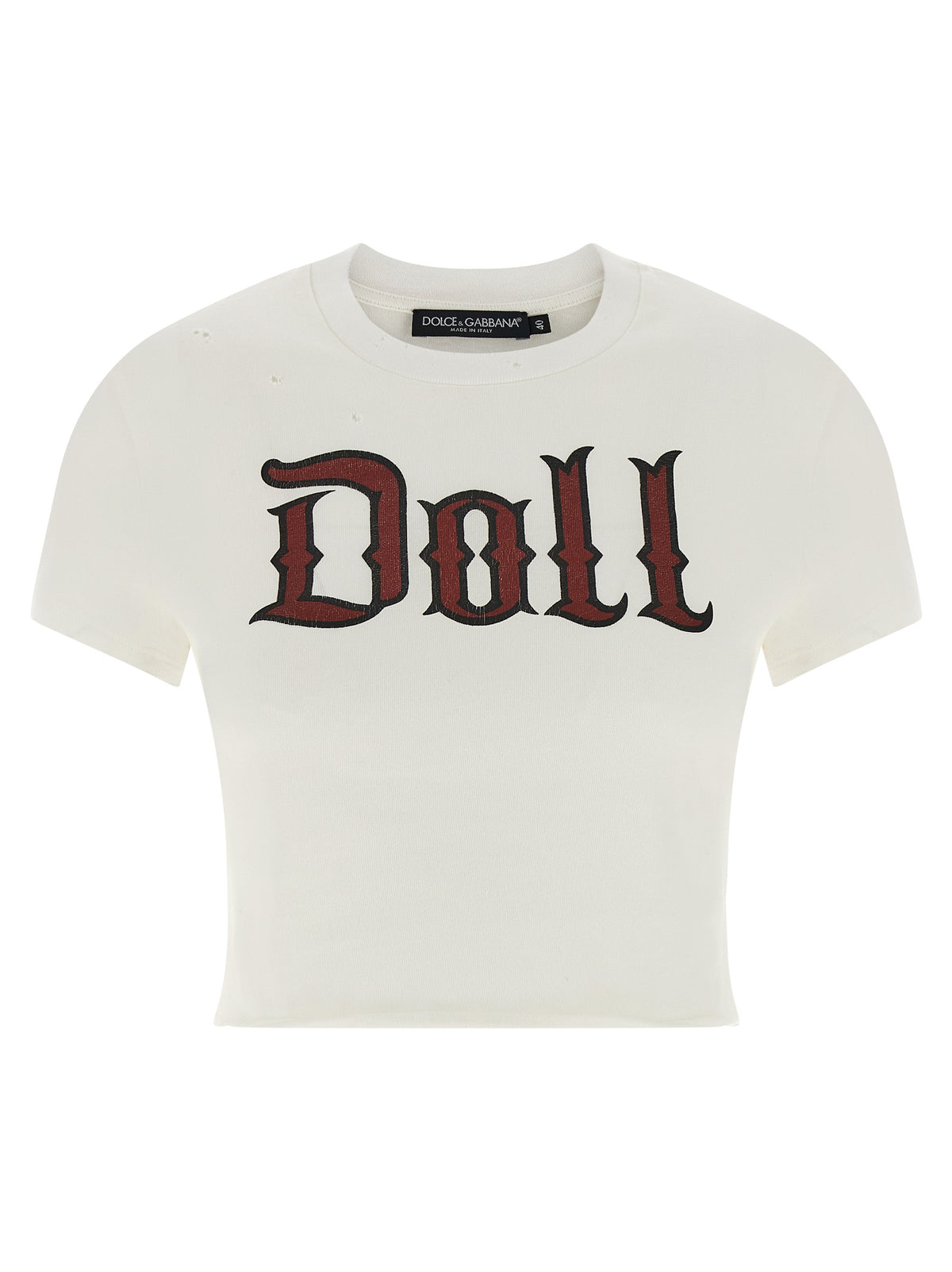 Dolce & Gabbana Weißes Baumwoll-T-Shirt