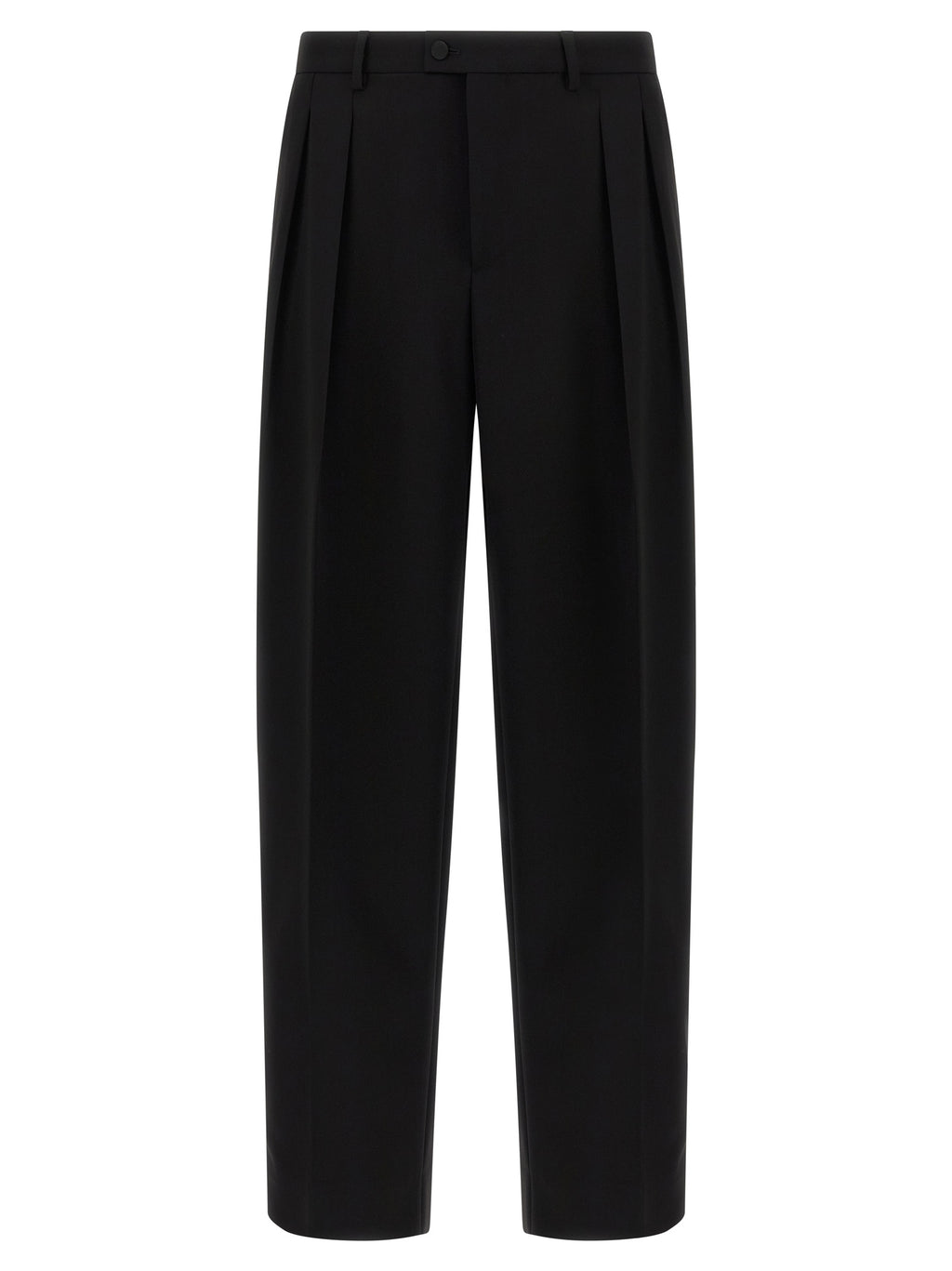 Dolce & Gabbana Schwarze Hose aus reiner Schurwolle