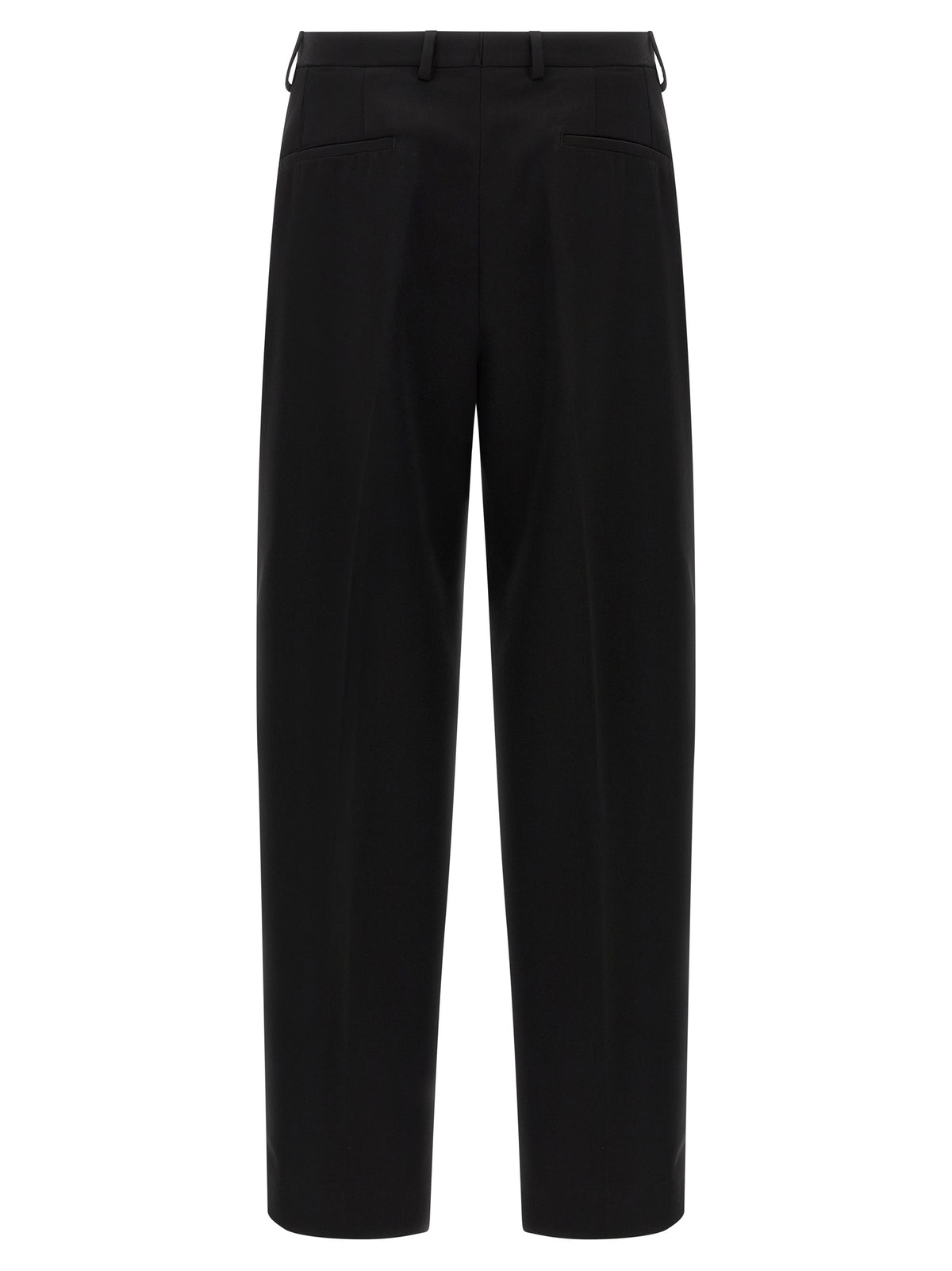 Dolce & Gabbana Schwarze Hose aus reiner Schurwolle