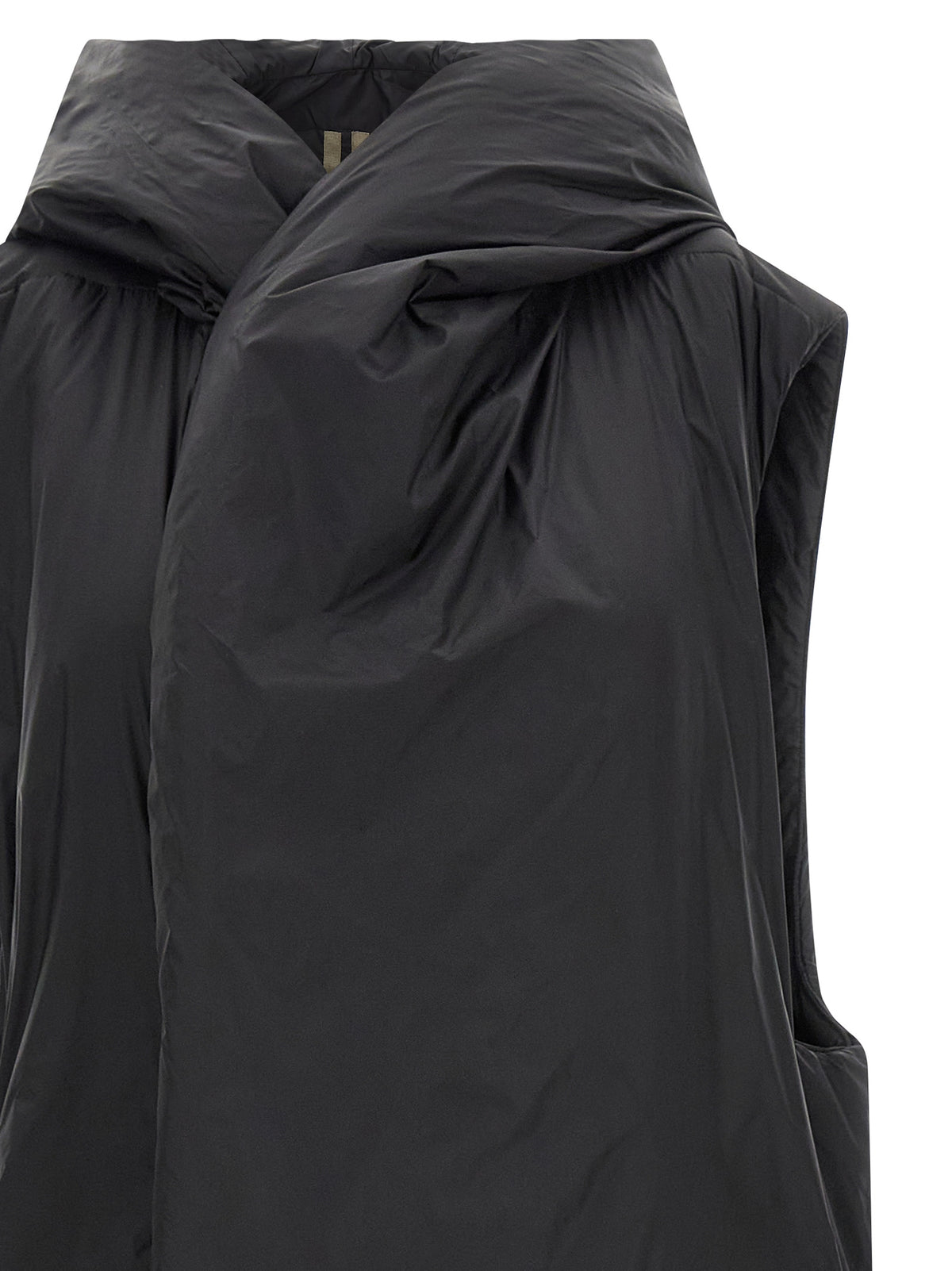DRKSHDW Schwarze ärmellose Nylon-Jacke