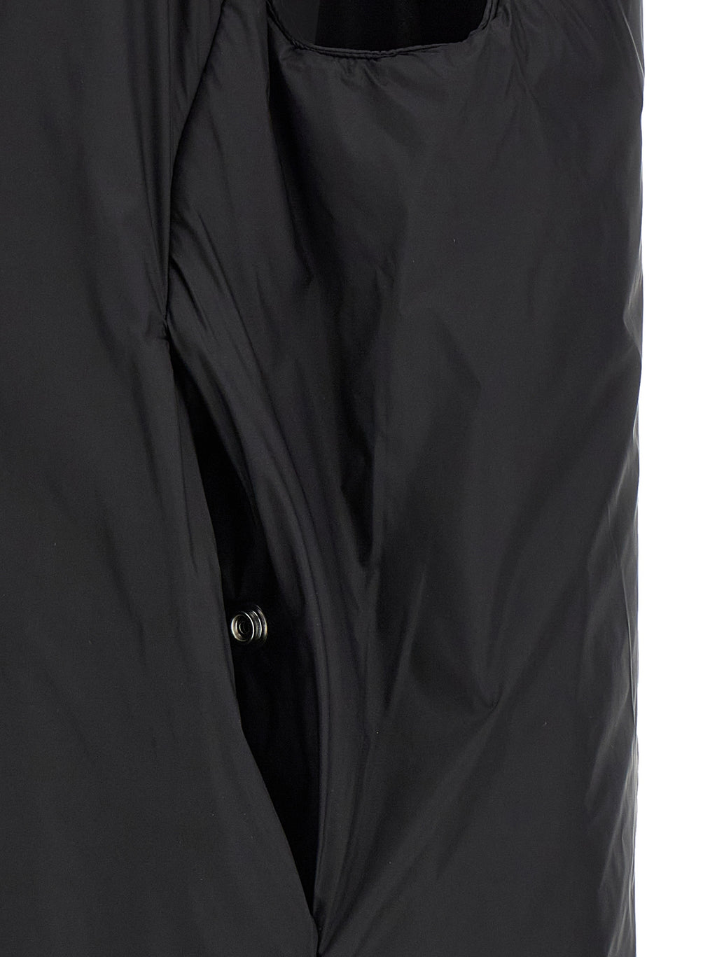 DRKSHDW Schwarze ärmellose Nylon-Jacke