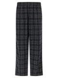 WILLY CHAVARRIA Graue Woll-Freizeithose