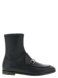 Gucci Schwarze Stiefeletten aus Lammleder