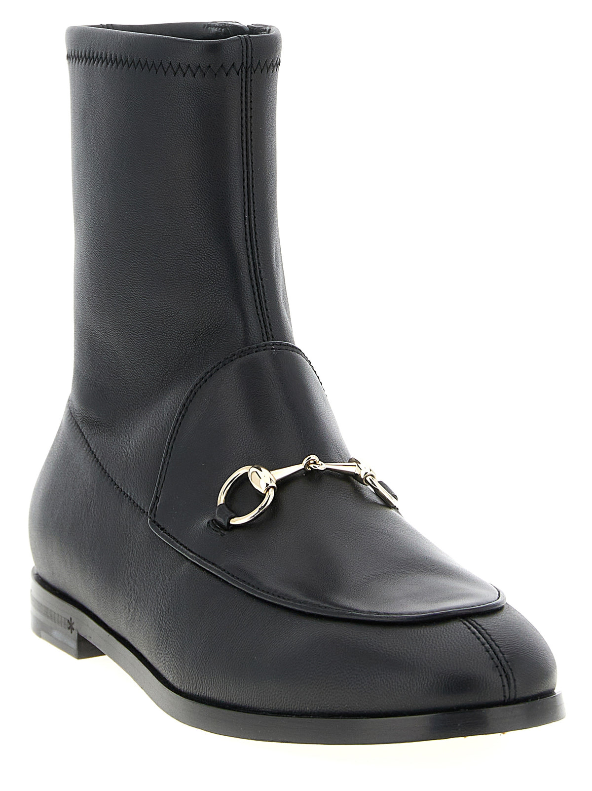 Gucci Schwarze Stiefeletten aus Lammleder