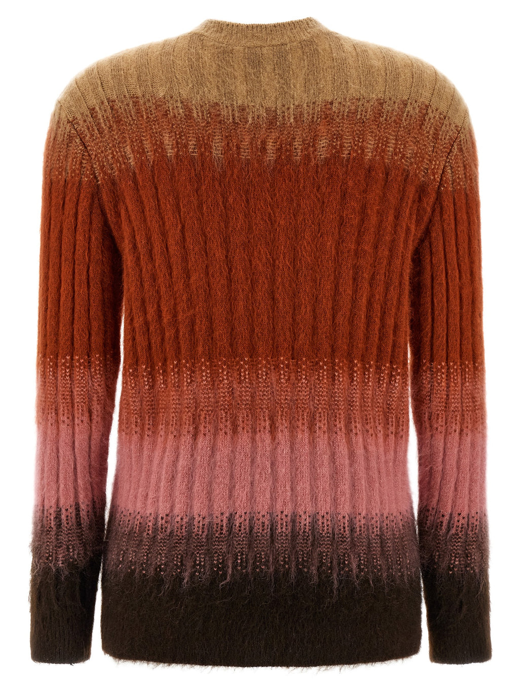 Fendi Mehrfarbige Wollstrickjacke