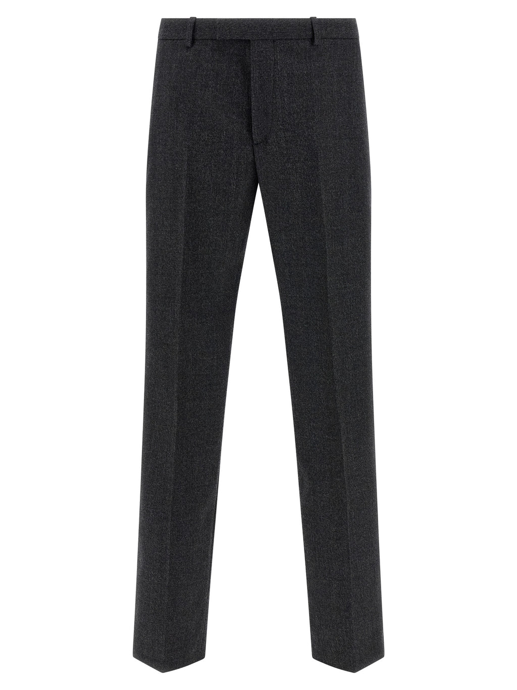 Gucci Graue Wollstoffhose