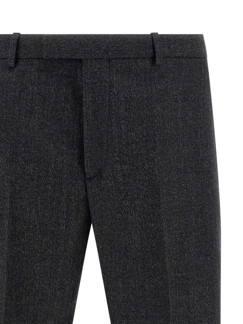 Gucci Graue Wollstoffhose
