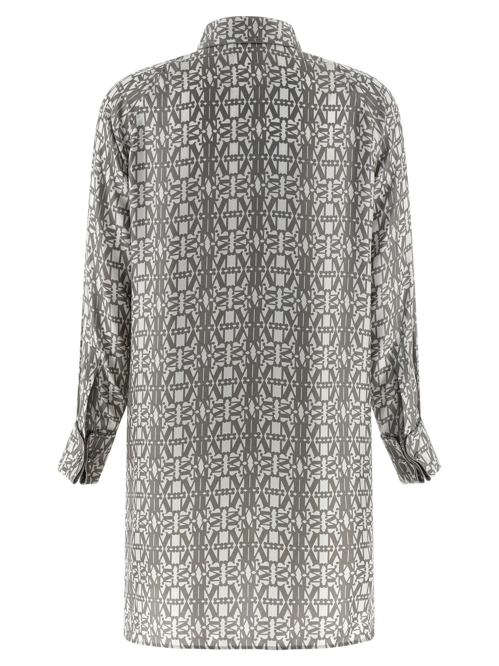 Max Mara Graues Seiden-Minikleid