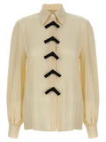Valentino Garavani Beige Seidenbluse