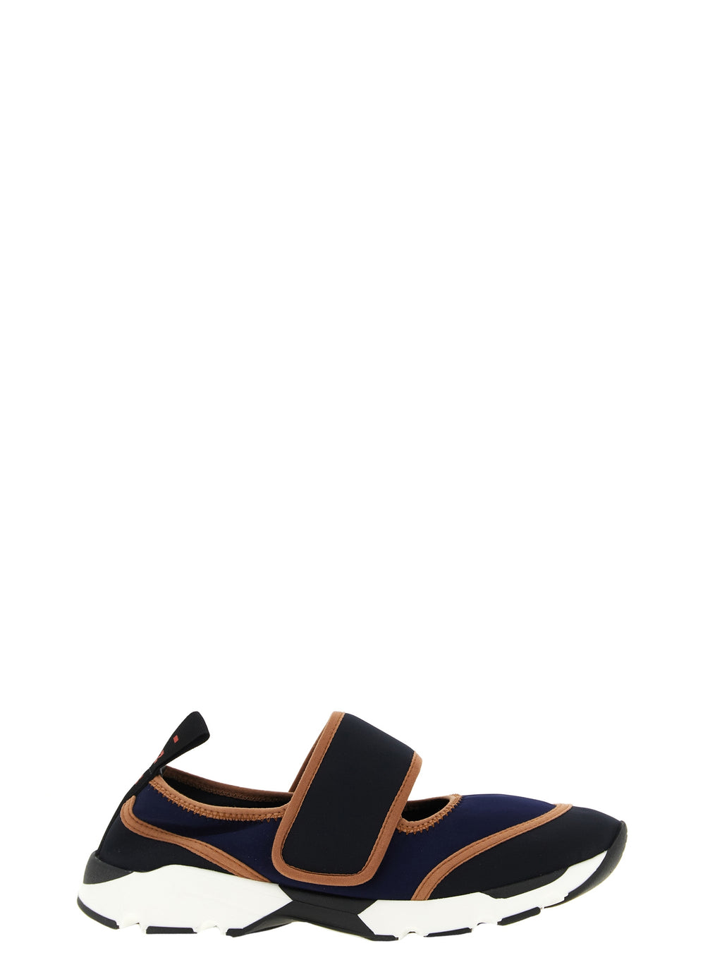 Marni Blaue Kalbsleder Bos Taurus Athletic Sneaker