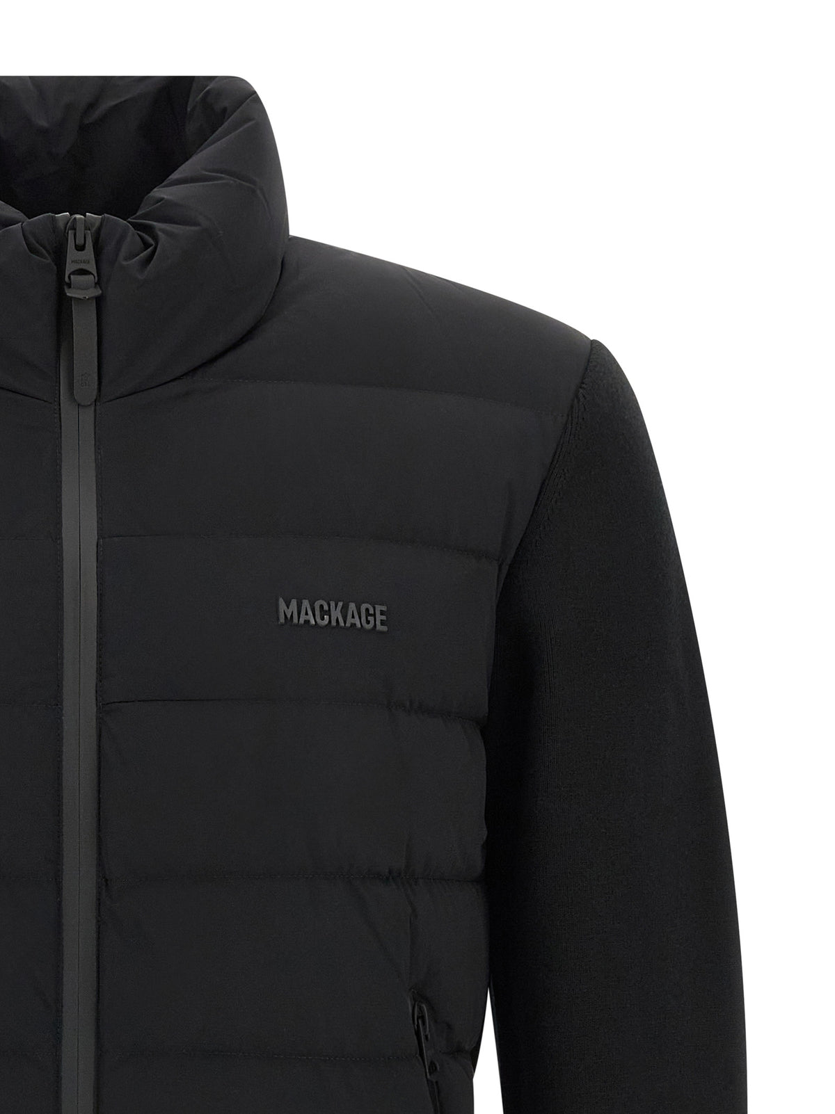 Mackage Blaue Strickjacke aus Nylon