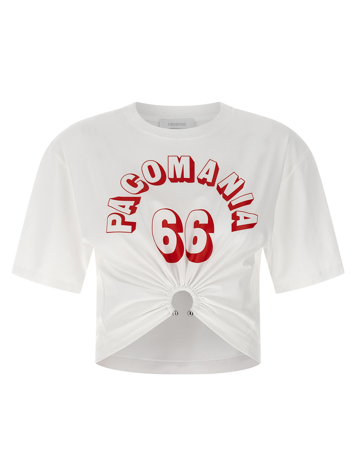 Paco Rabanne Weißes Baumwoll-T-Shirt