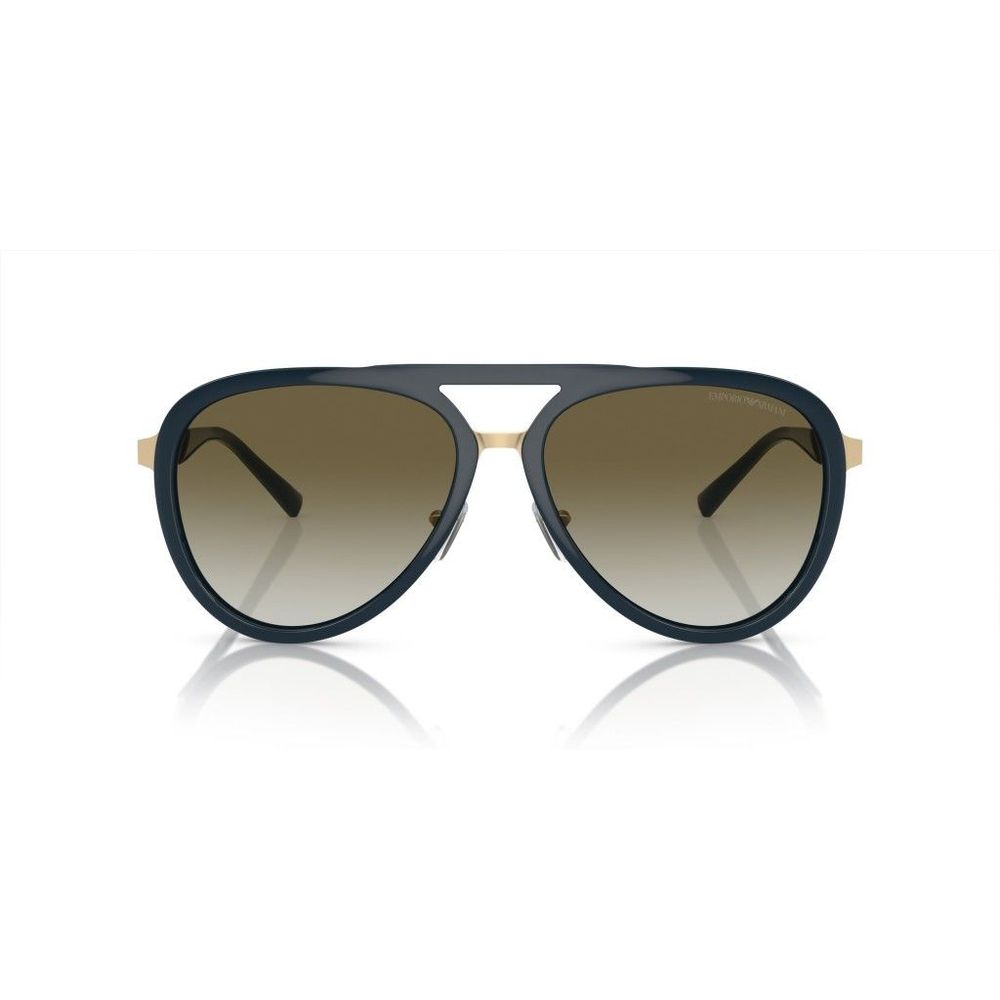 Emporio Armani Blaue Sonnenbrille aus Metall