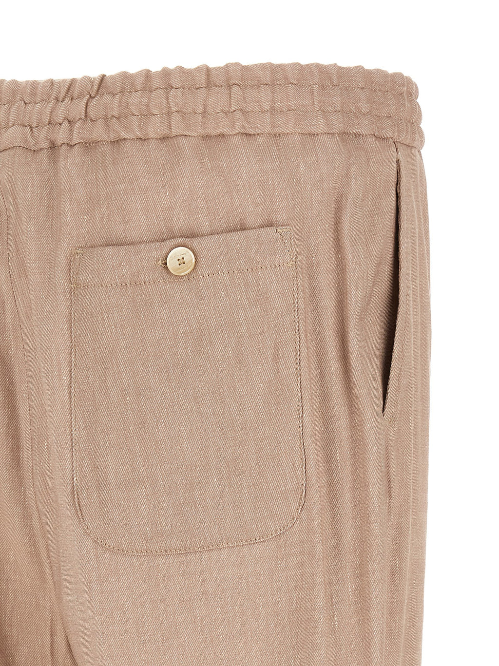 Etro Beige Leinen-Jogginghose (Trainingshose)