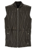 Rick Owens Braune Lammleder-Weste ohne Ärmel