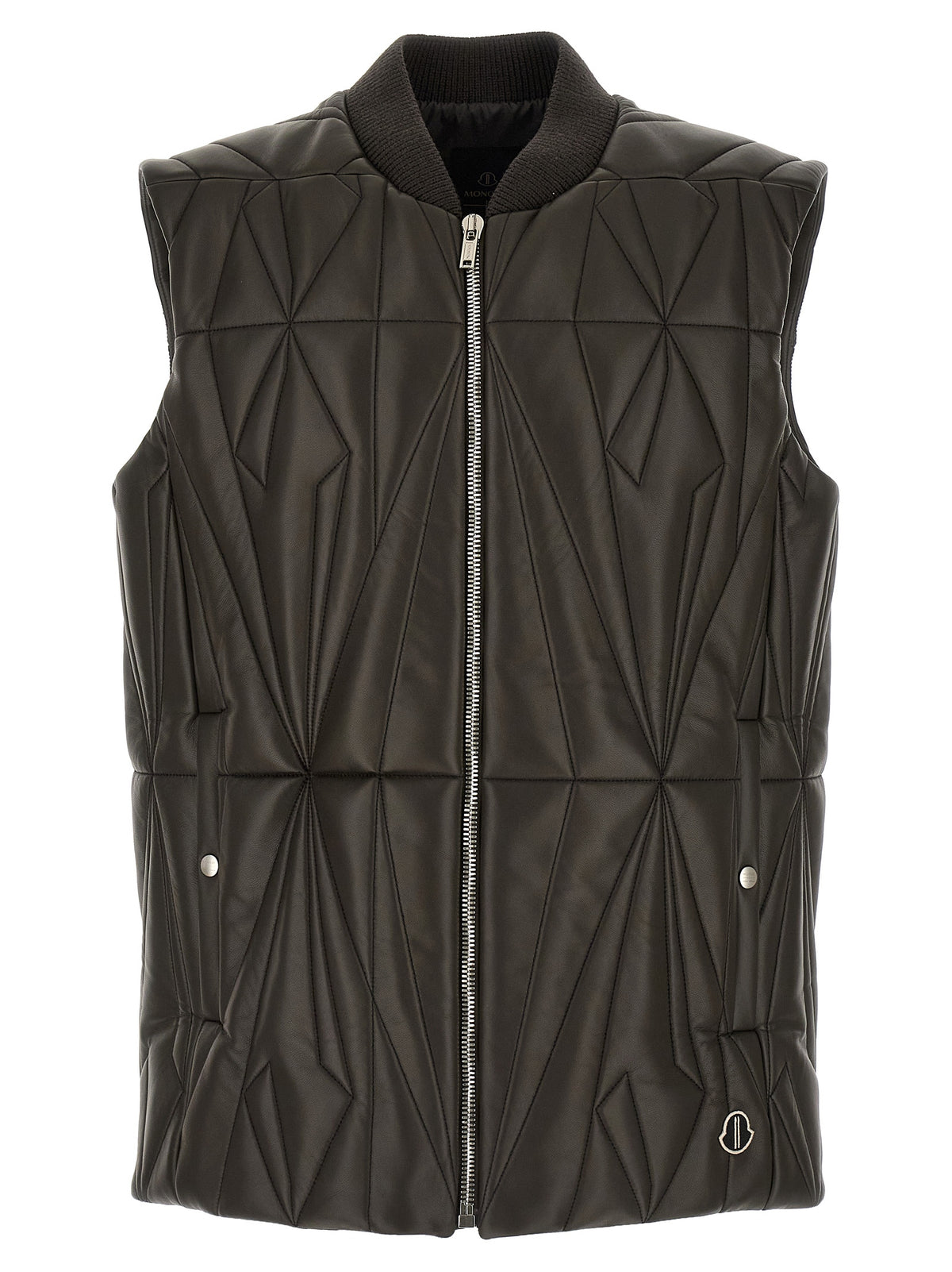 Rick Owens Braune Lammleder-Weste ohne Ärmel