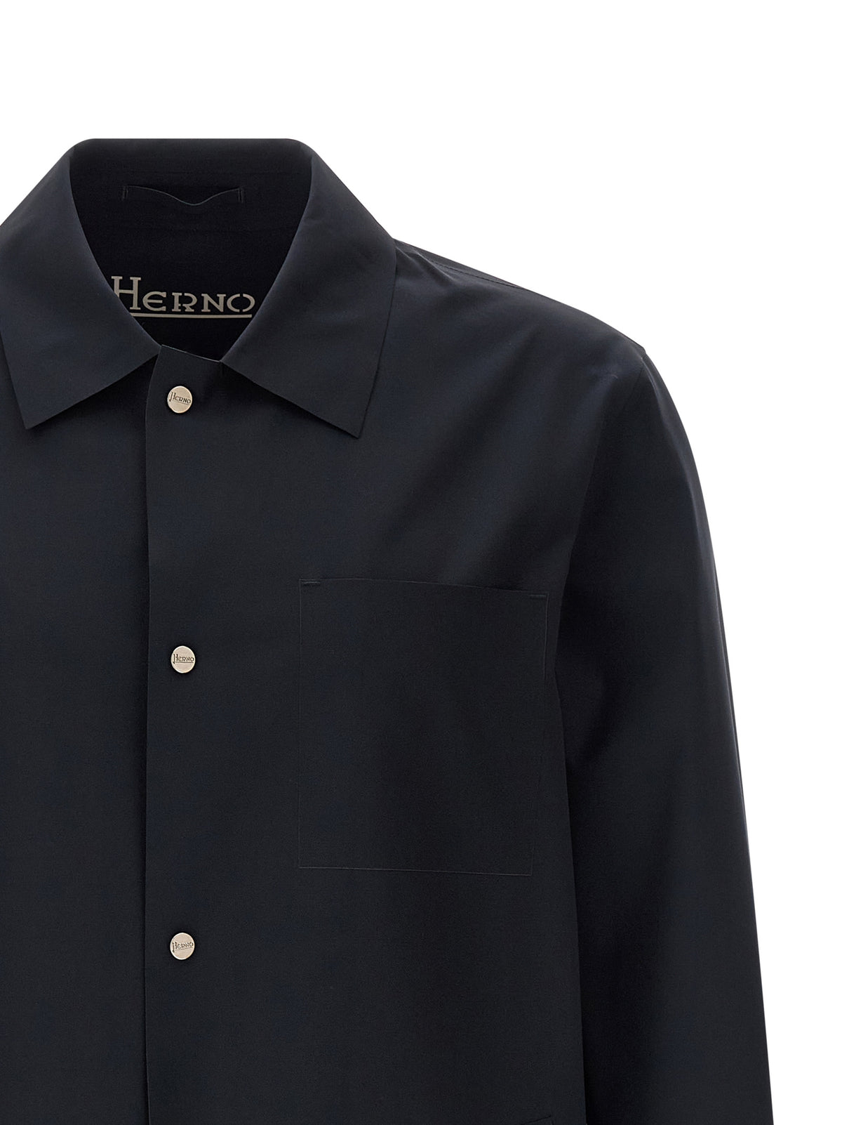Herno Blaue Shell-Jacke aus Polyamid