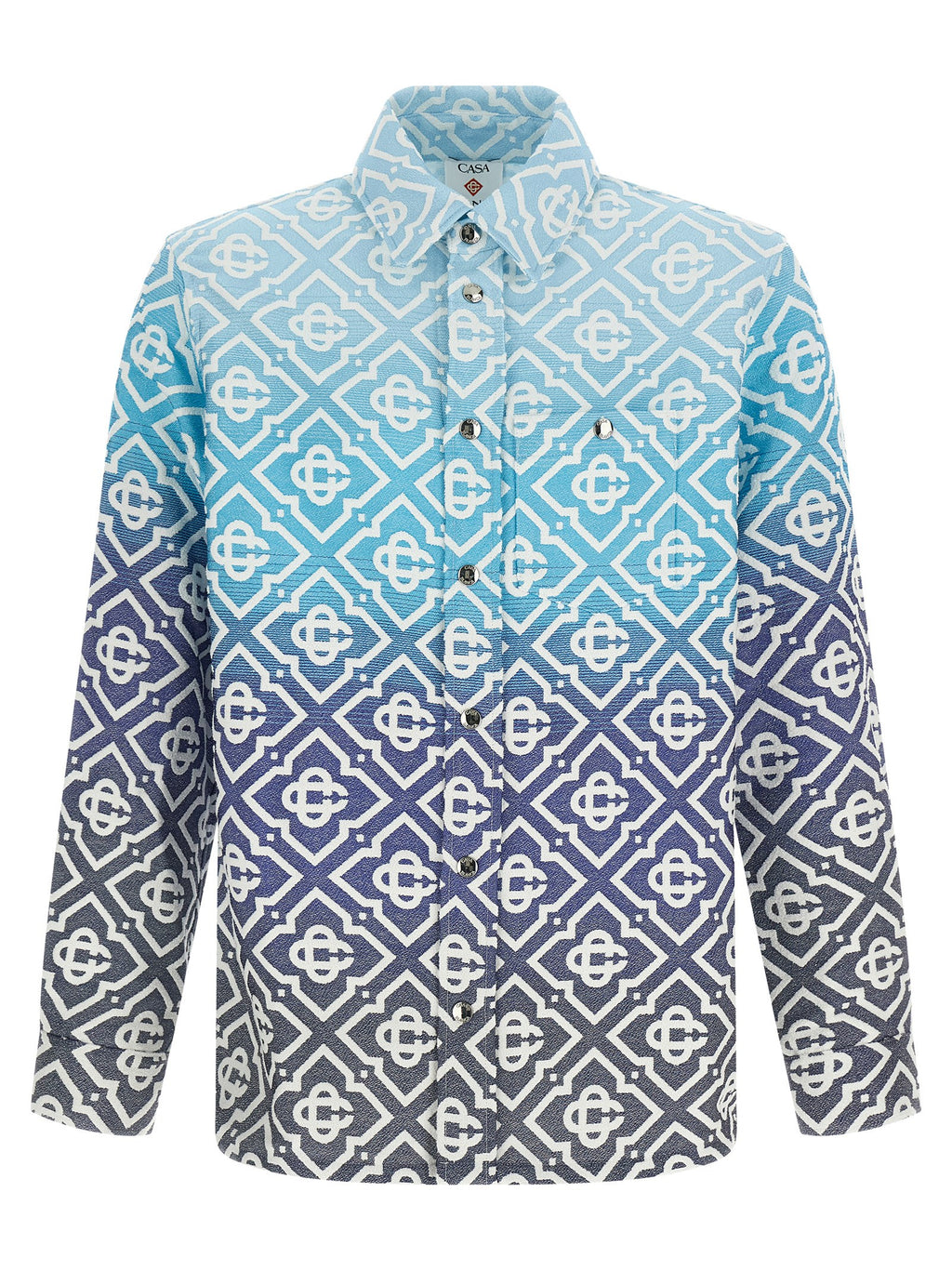 Casablanca Blaue Baumwoll-Shell-Jacke