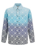Casablanca Blaue Baumwoll-Shell-Jacke