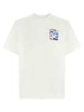 Casablanca Weißes T-Shirt aus Bio-Baumwolle